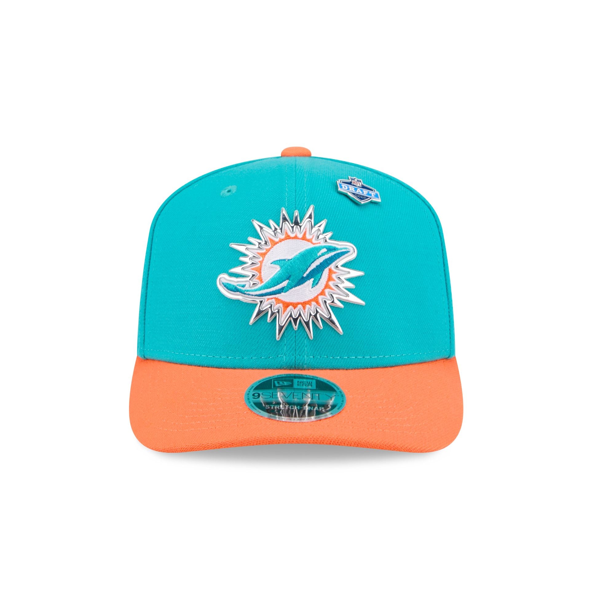 Miami Dolphins 2026 Draft 9SEVENTY Stretch-Snap Hat – New Era Cap