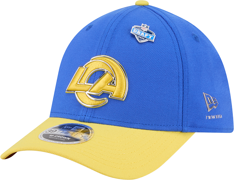 Los Angeles Rams 2026 Draft 39THIRTY M-Crown Stretch Fit Hat