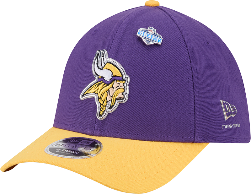 Minnesota Vikings 2026 Draft 39THIRTY M-Crown Stretch Fit Hat