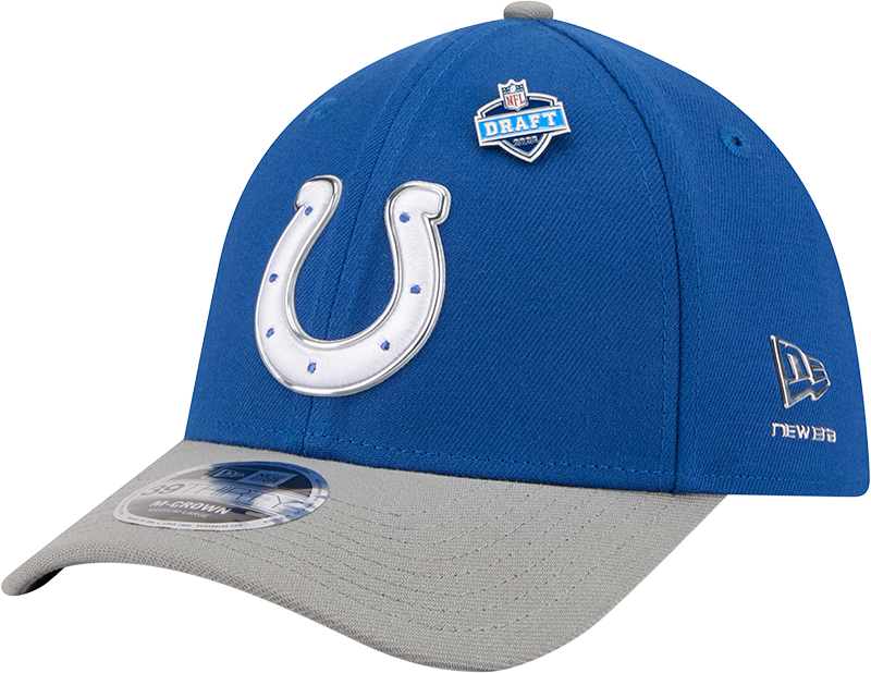Indianapolis Colts 2026 Draft 39THIRTY M-Crown Stretch Fit Hat