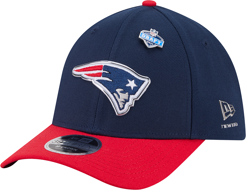 New England Patriots 2026 Draft 39THIRTY M-Crown Stretch Fit Hat