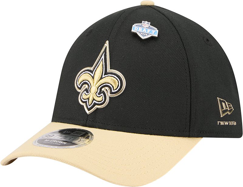 New Orleans Saints 2026 Draft 39THIRTY M-Crown Stretch Fit Hat