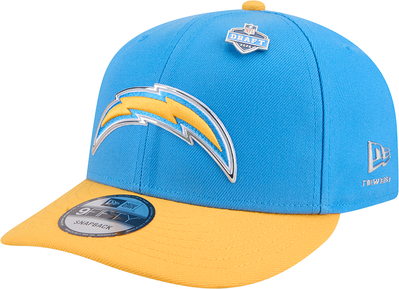Los Angeles Chargers 2026 Draft 9FIFTY Snapback Hat