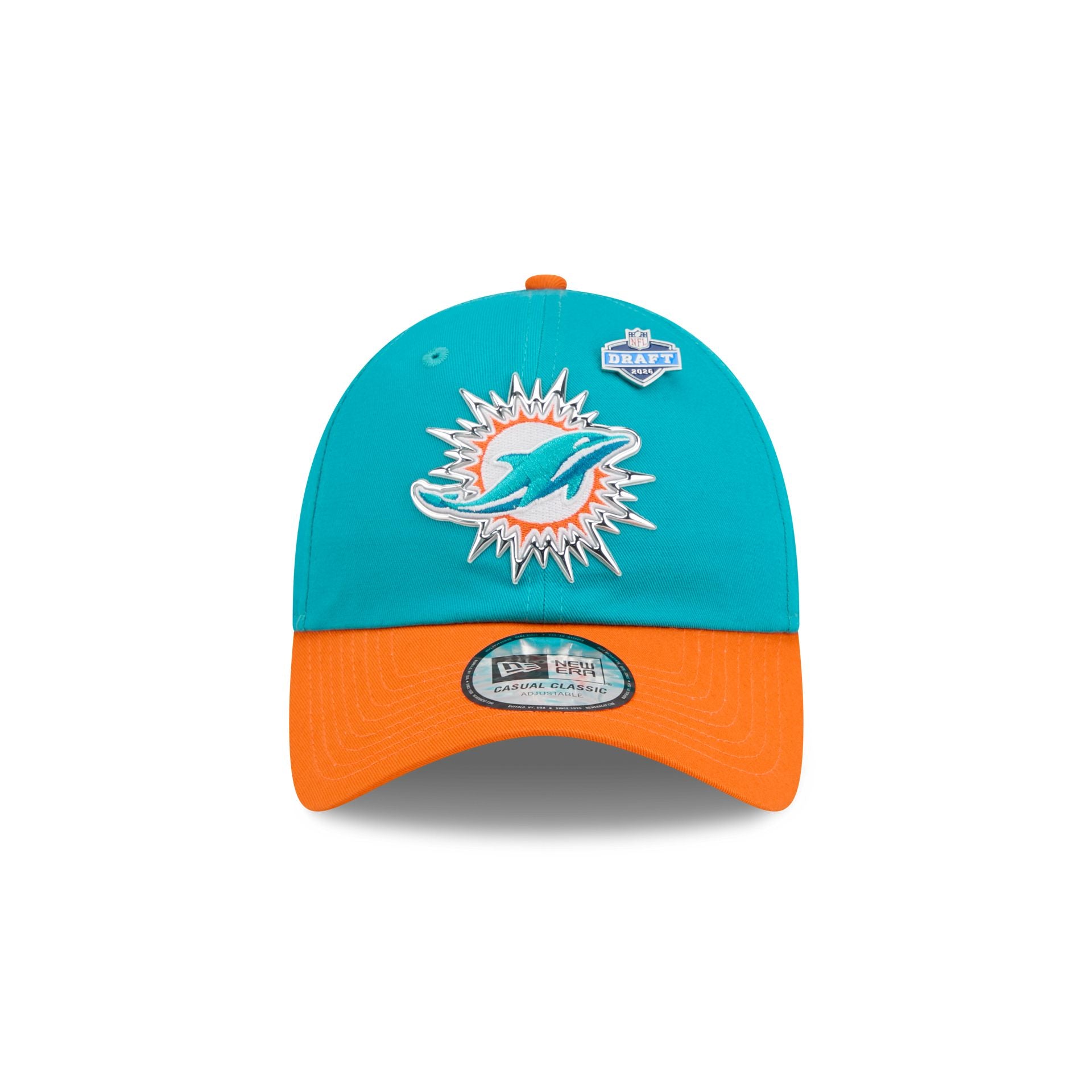 Miami Dolphins 2026 Draft Casual Classic Adjustable Hat – New Era Cap