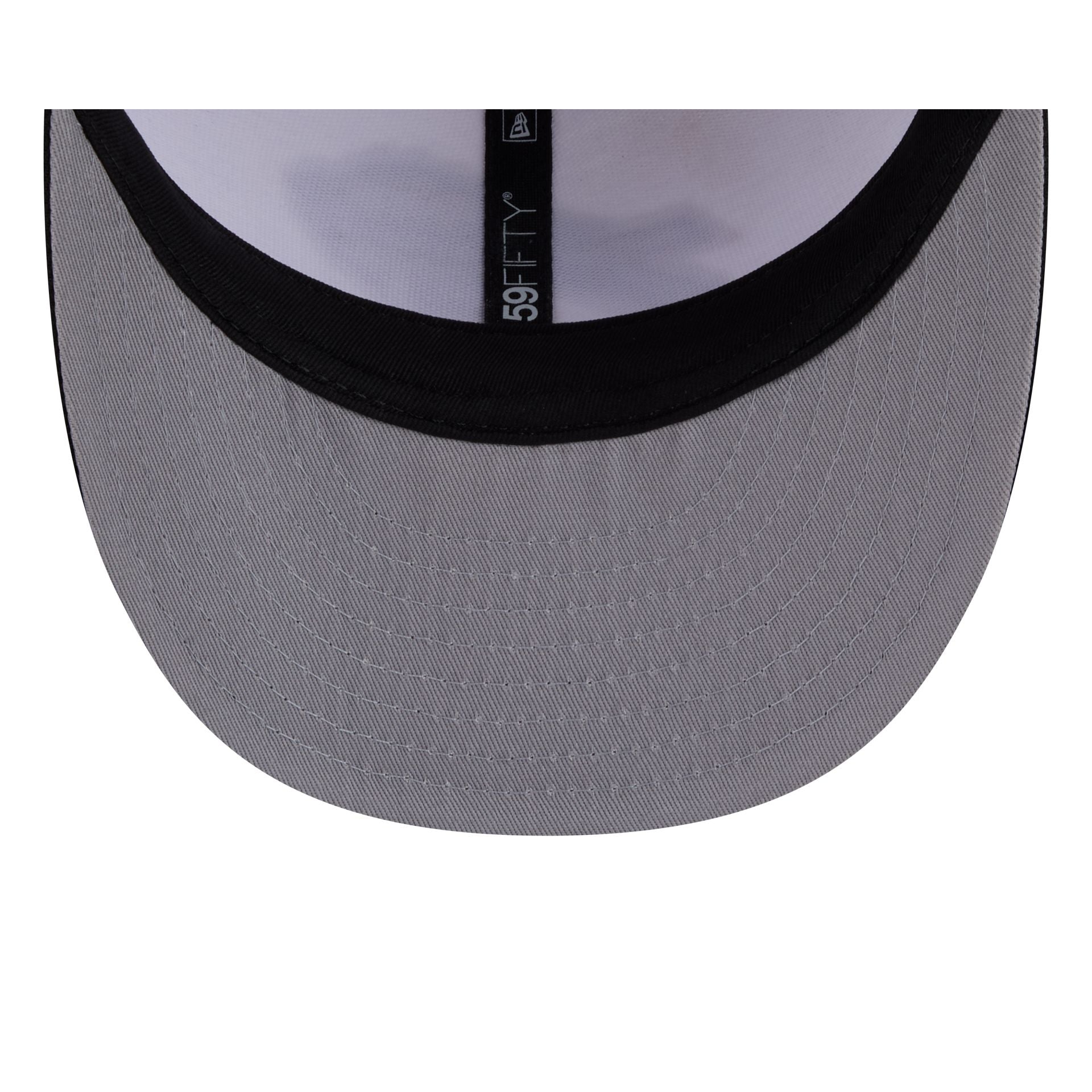 Buffalo Bills 2026 Draft Black and White 59FIFTY Fitted Hat