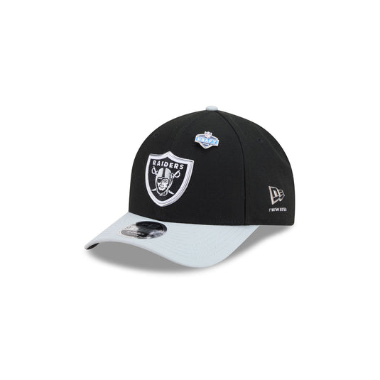 Las Vegas Raiders 2026 Draft Kids 9FORTY M-Crown Snapback Hat - New Era Cap