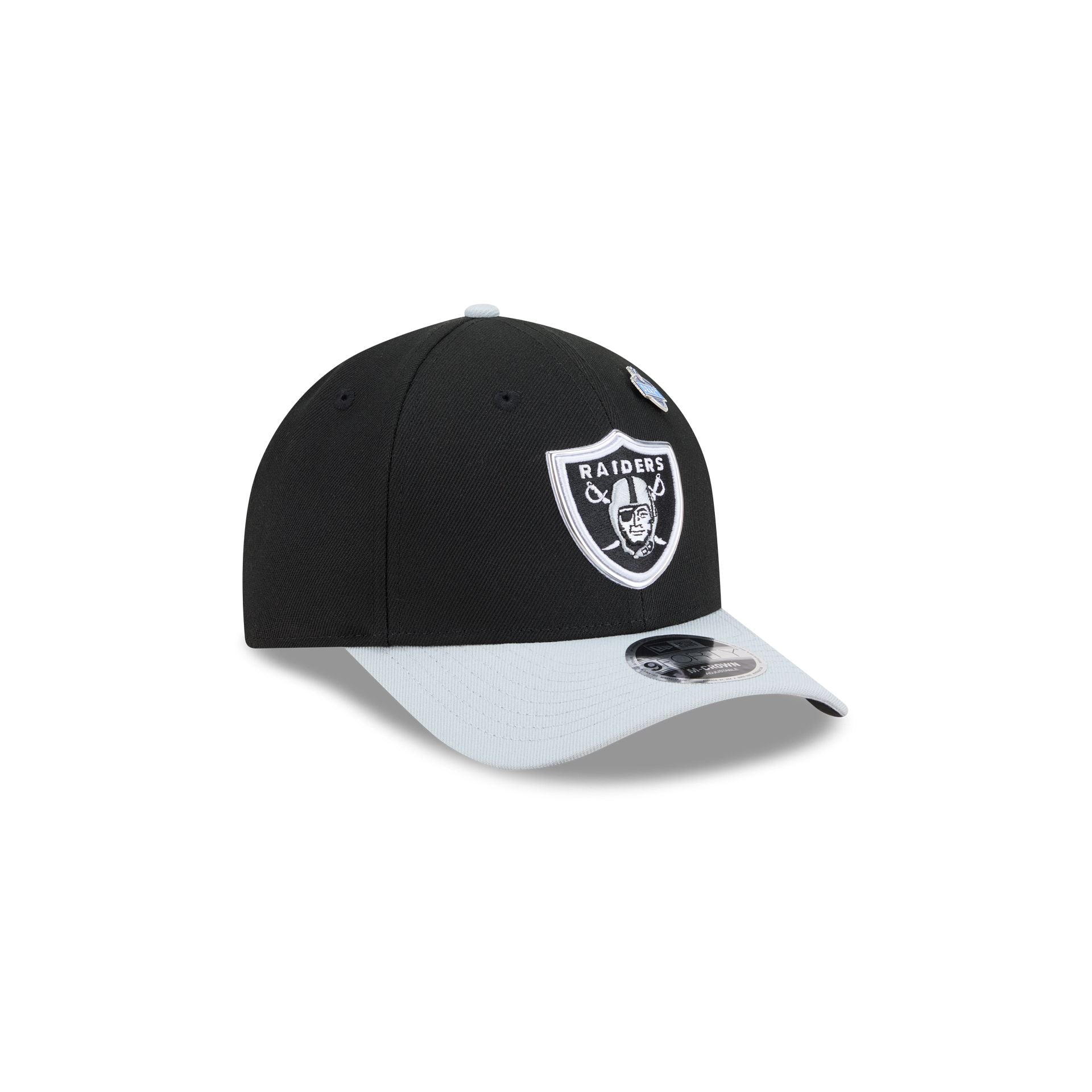 Las Vegas Raiders 2026 Draft Kids 9FORTY M-Crown Snapback Hat