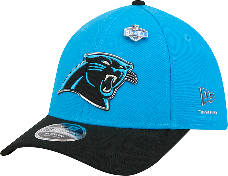 Carolina Panthers 2026 Draft 39THIRTY M-Crown Stretch Fit Hat