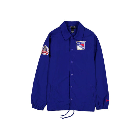 New York Rangers Past Glory Coaches Jacket - New Era Cap