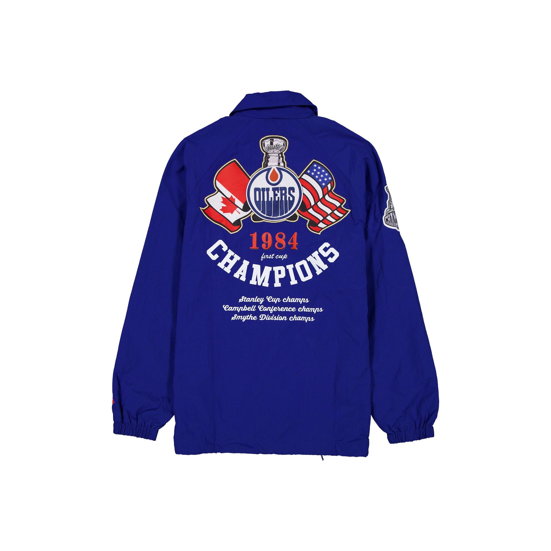 Edmonton Oilers Past Glory Coaches Jacket