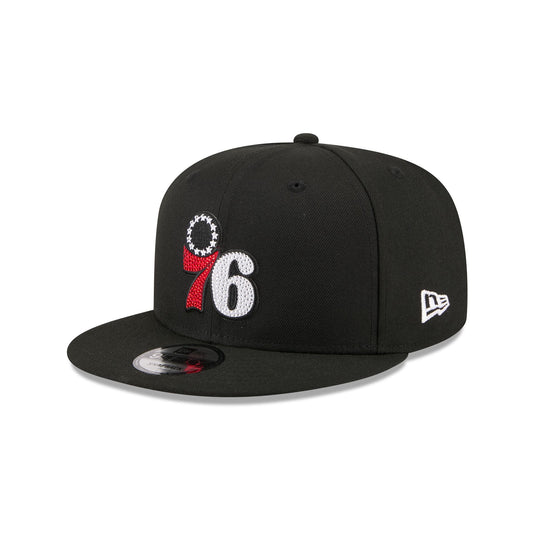 Philadelphia 76ers 2026 Draft Black 9FIFTY Snapback Hat - New Era Cap