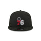 Philadelphia 76ers 2026 Draft Black 9FIFTY Snapback Hat