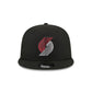 Portland Trail Blazers 2026 Draft Black 9FIFTY Snapback Hat