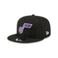 Utah Jazz 2026 Draft Black 9FIFTY Snapback Hat