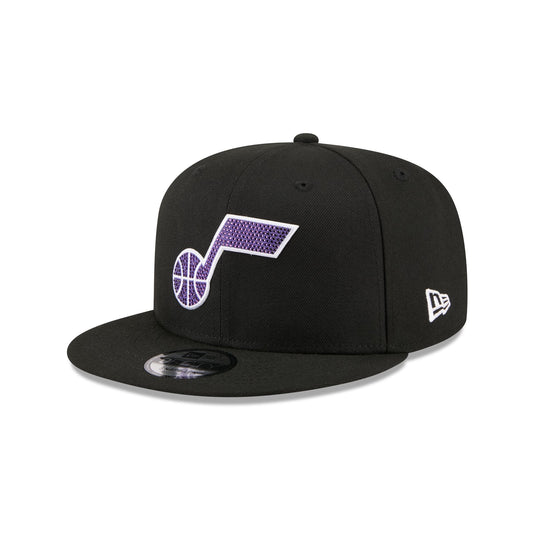 Utah Jazz 2026 Draft Black 9FIFTY Snapback Hat - New Era Cap