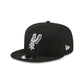 San Antonio Spurs 2026 Draft Black 9FIFTY Snapback Hat