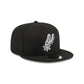 San Antonio Spurs 2026 Draft Black 9FIFTY Snapback Hat