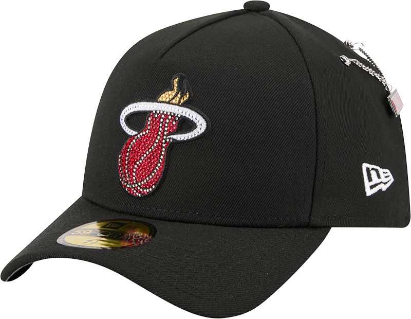 Miami Heat 2026 Draft Black 59FORTY A-Frame Fitted Hat