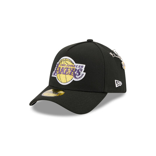 Los Angeles Lakers 2026 Draft Black 59FORTY A-Frame Fitted Hat - New Era Cap
