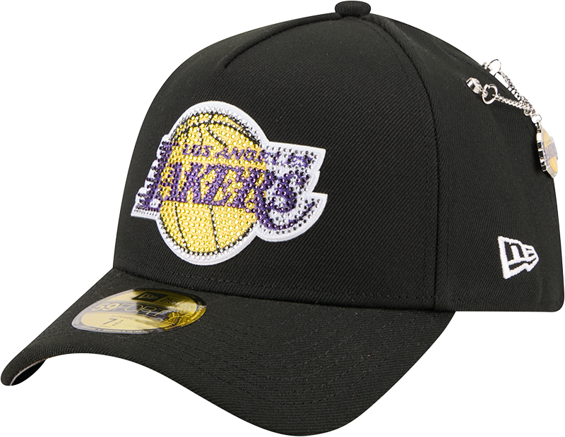 Los Angeles Lakers 2026 Draft Black 59FORTY A-Frame Fitted Hat