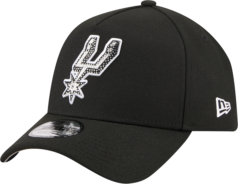 San Antonio Spurs 2026 Draft Black 9FORTY A-Frame Snapback Hat