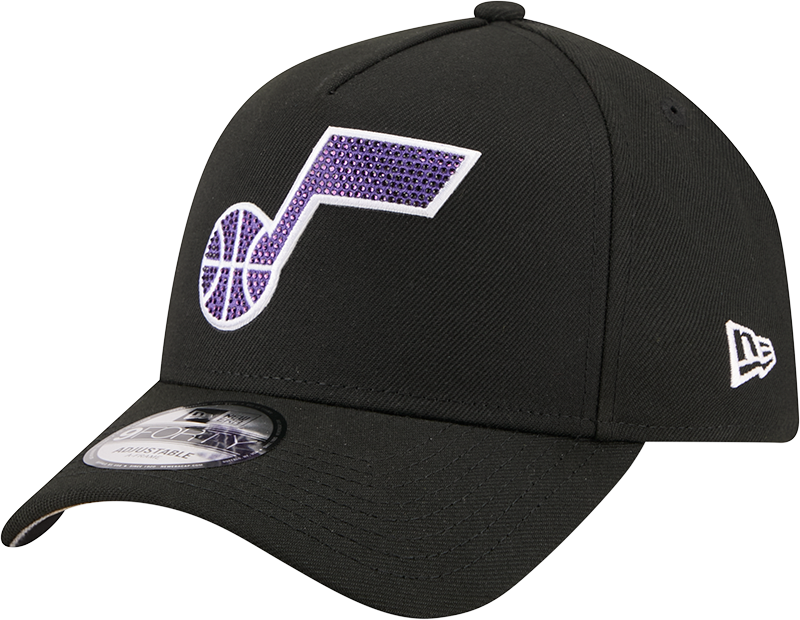 Utah Jazz 2026 Draft Black 9FORTY A-Frame Snapback Hat