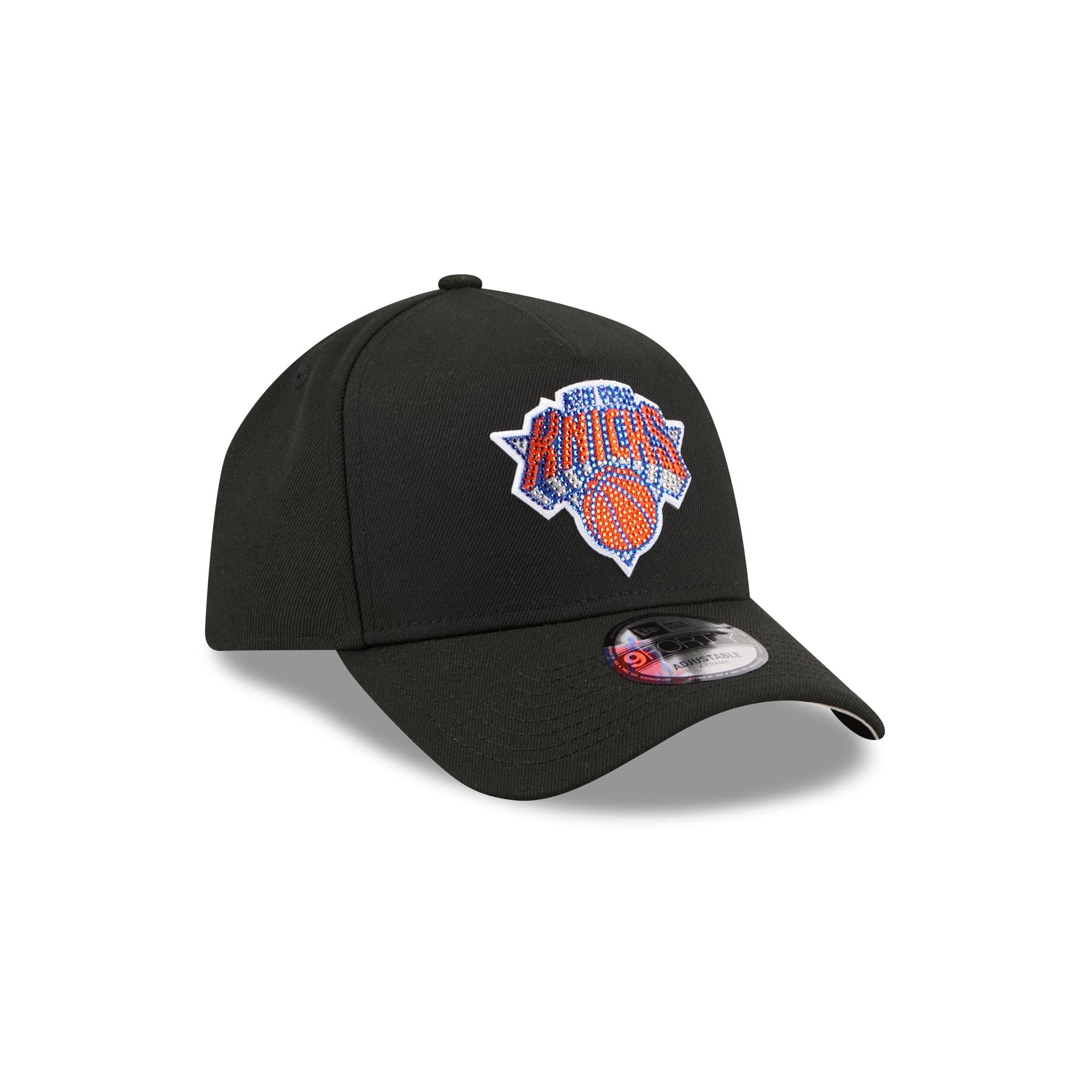 New York Knicks 2026 Draft Black 9FORTY A-Frame Snapback Hat – New