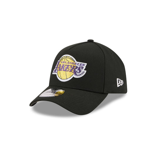 Los Angeles Lakers 2026 Draft Black 9FORTY A-Frame Snapback Hat - New Era Cap