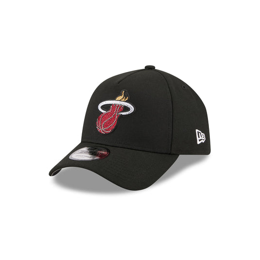 Miami Heat 2026 Draft Black 9FORTY A-Frame Snapback Hat - New Era Cap