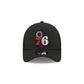 Philadelphia 76ers 2026 Draft Black 9FORTY A-Frame Snapback Hat