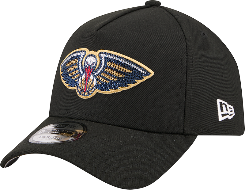 New Orleans Pelicans 2026 Draft Black 9FORTY A-Frame Snapback Hat