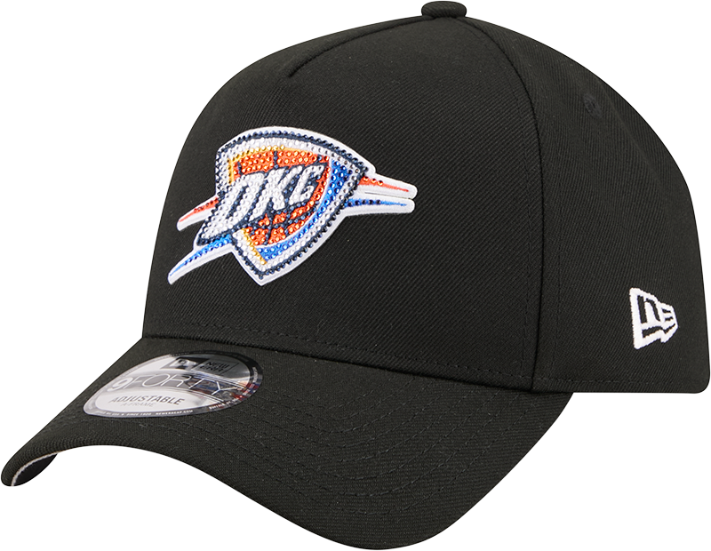 Oklahoma City Thunder 2026 Draft Black 9FORTY A-Frame Snapback Hat