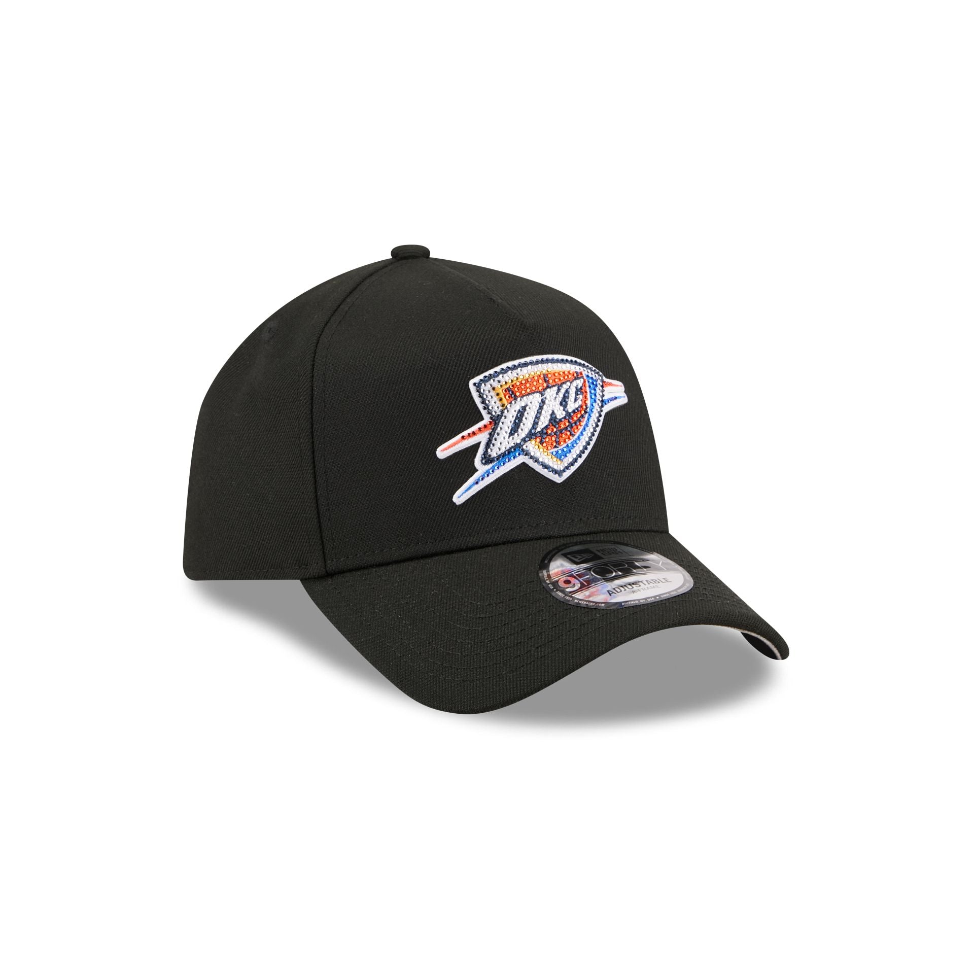 Oklahoma City Thunder 2026 Draft Black 9FORTY A-Frame Snapback Hat