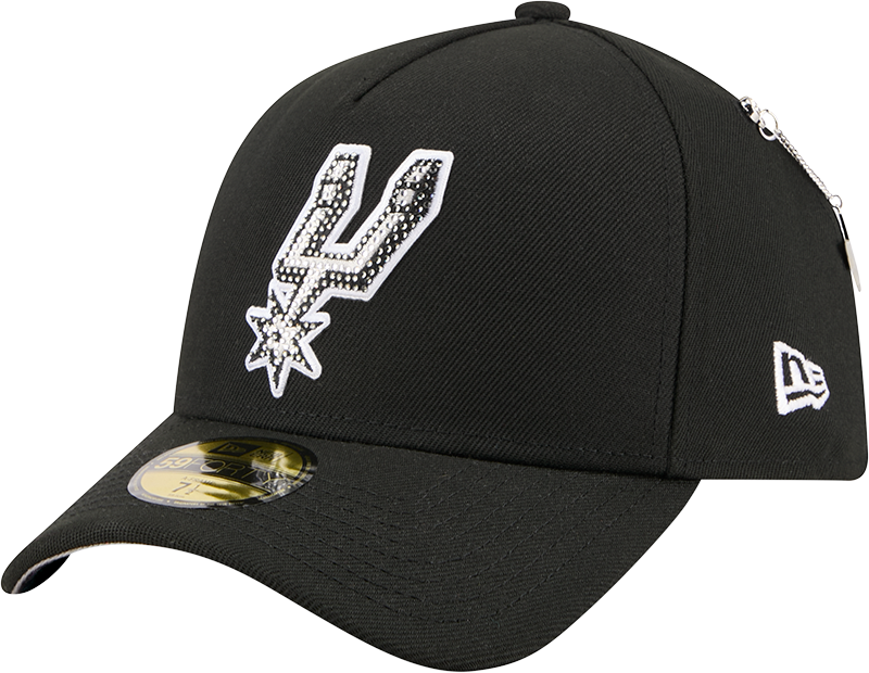 San Antonio Spurs 2026 Draft Black 59FORTY A-Frame Fitted Hat