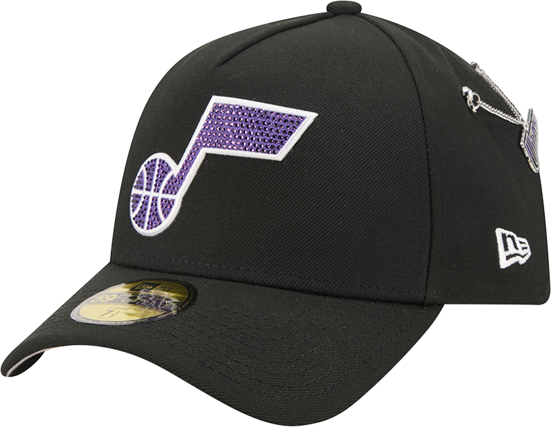 Utah Jazz 2026 Draft Black 59FORTY A-Frame Fitted Hat