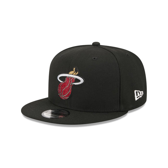 Miami Heat 2026 Draft Black 9FIFTY Snapback Hat - New Era Cap