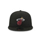 Miami Heat 2026 Draft Black 9FIFTY Snapback Hat