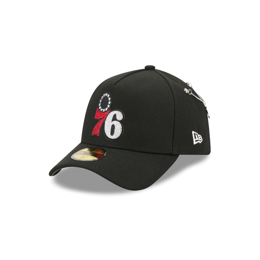 Philadelphia 76ers 2026 Draft Black 59FORTY A-Frame Fitted Hat - New Era Cap