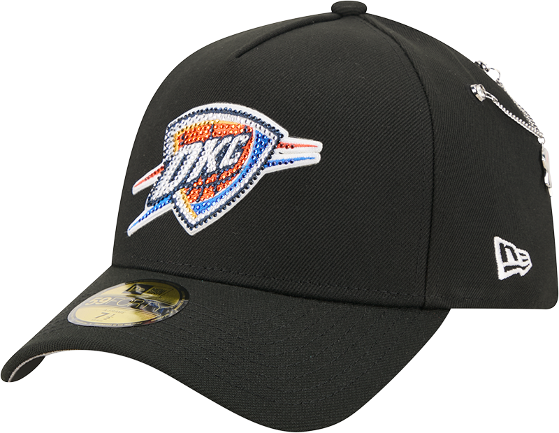 Oklahoma City Thunder 2026 Draft Black 59FORTY A-Frame Fitted Hat