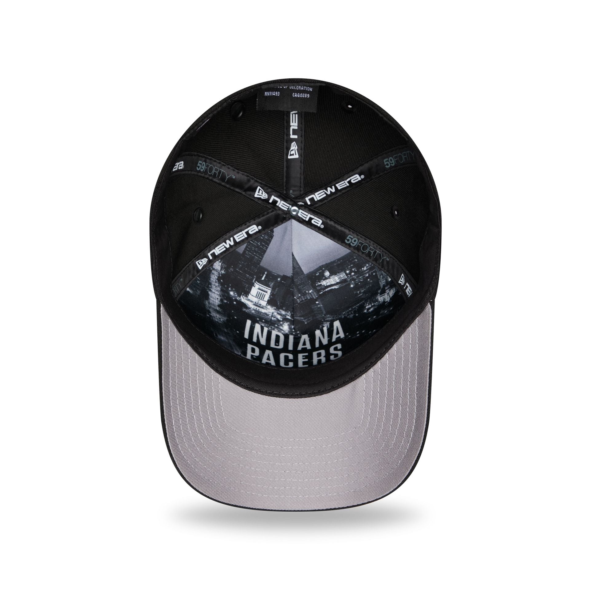Indiana Pacers 2026 Draft Black 59FORTY A-Frame Fitted Hat – New