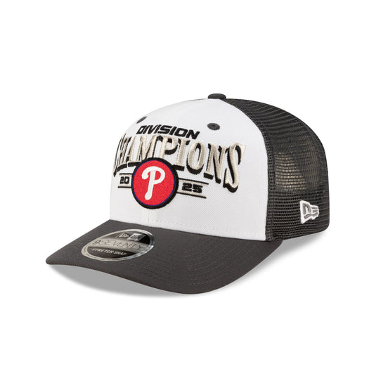 Philadelphia Phillies 2025 Regular Season Division Champions Locker Room 9SEVENTY Stretch-Snap Hat - New Era Cap