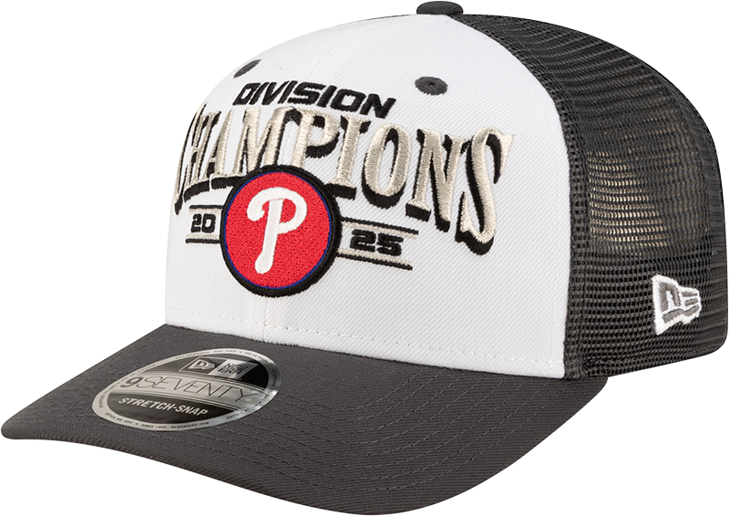 Philadelphia Phillies 2025 Regular Season Division Champions Locker Room 9SEVENTY Stretch-Snap Hat