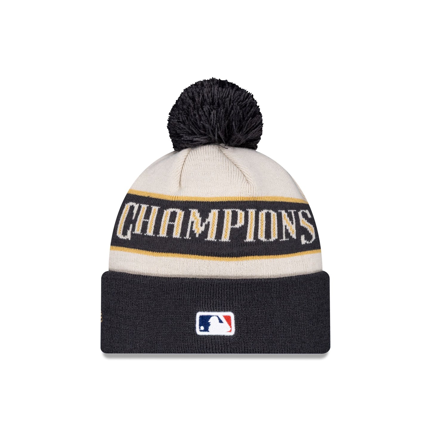 Los Angeles Dodgers 2025 World Series Champions Pom Knit Hat