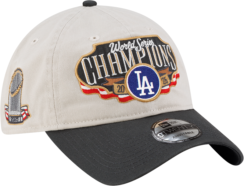 Los Angeles Dodgers 2025 World Series Champions Locker Room 9TWENTY Adjustable Hat