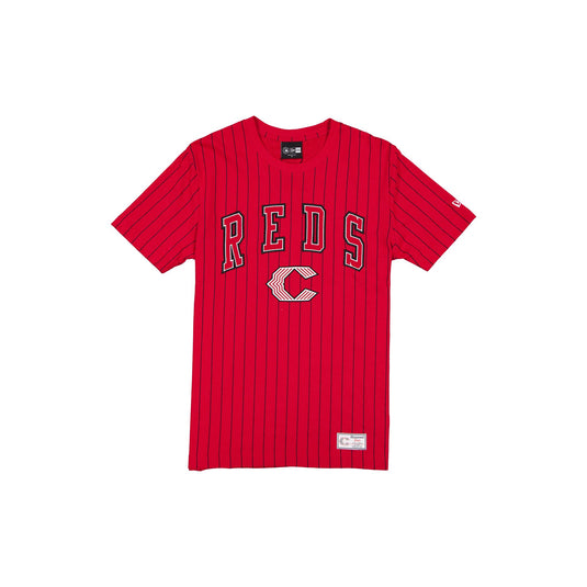 Cincinnati Reds 2026 City Connect Pinstripe T-Shirt - New Era Cap