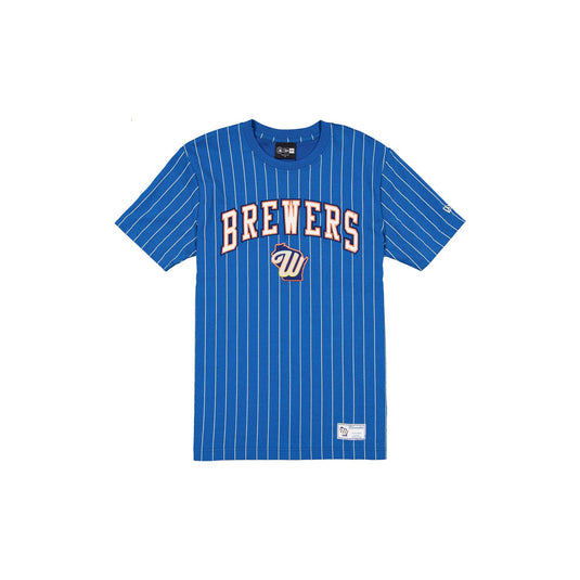 Milwaukee Brewers 2026 City Connect Pinstripe T-Shirt - New Era Cap