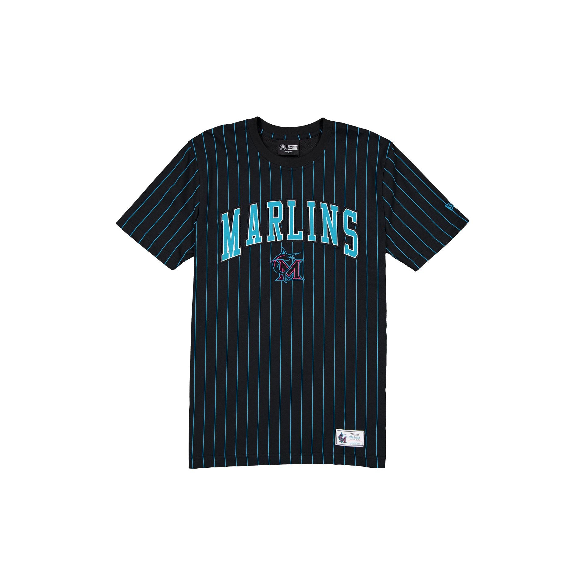 Miami Marlins 2026 City Connect Pinstripe T-Shirt – New Era Cap