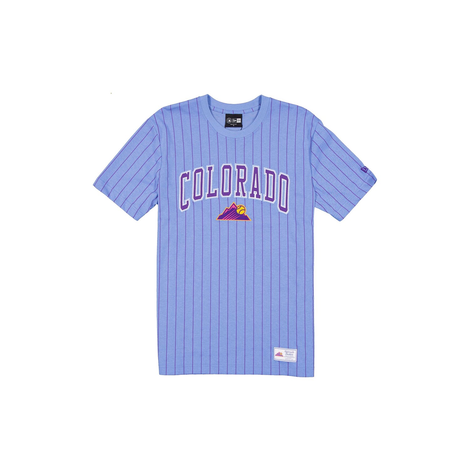 Colorado Rockies 2026 City Connect Pinstripe T-Shirt