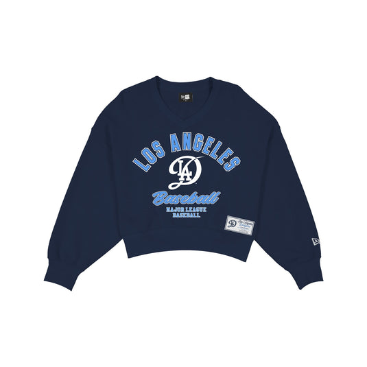 Los Angeles Dodgers 2026 City Connect Women's Cropped Crewneck - New Era Cap