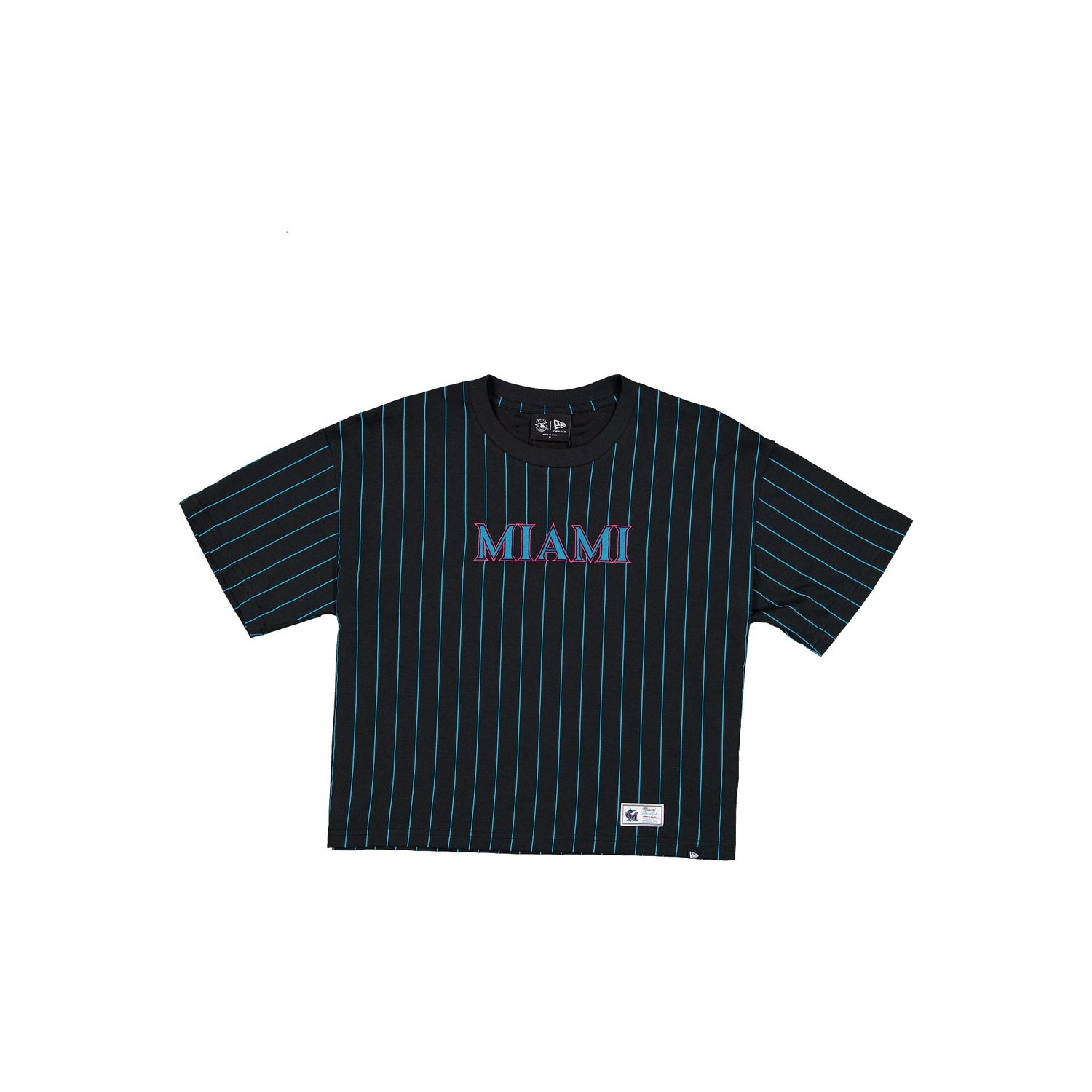 Miami Marlins 2026 City Connect Pinstripe Women's T-Shirt